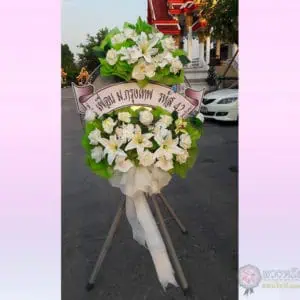 พวงหรีดพัดลมอุตสาหกรรม 25 นิ้ว